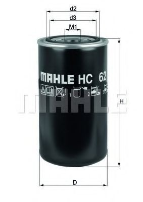 Filtro do sistema hidráulico Mahle Original HC62 preço, a partir de 23,59 USD